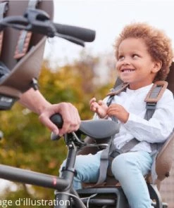 Siège Vélo Enfant Arrière Sur Porte-bagages Urban Iki -VTT Boutique siege velo enfant arriere sur porte bagages urban iki marron full 4