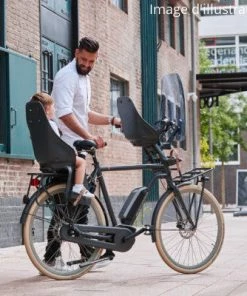 Siège Vélo Enfant Arrière Sur Porte-bagages Urban Iki -VTT Boutique siege velo enfant arriere sur porte bagages urban iki marron full 6