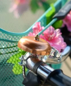 Brandless Sonnette De Vélo Au Look Ancien Couleur Cuivre 57 Mm -VTT Boutique sonnette de velo au look ancien couleur cuivre 57 mm full 3