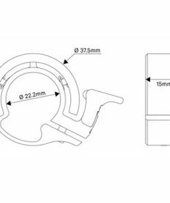 Sonnette Pour Vélo Knog Oi Classic Noire Small -VTT Boutique sonnette pour velo knog oi classic noire small full 4