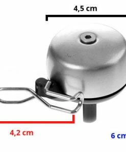 Widek Sonnette Vélo 45 Mm Grise Paperclip 5 Widek Sonnette Vélo 45 Mm Grise Paperclip -VTT Boutique sonnette velo 45 mm grise paperclip full 3