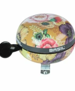 Sonnette Vélo Fleurs Jaune Miel Big Bell Bloom Field Basil