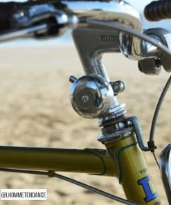 Brandless Sonnette De Vélo Au Look Ancien Couleur Argent 57 Mm -VTT Boutique sonnette velo vintage argent