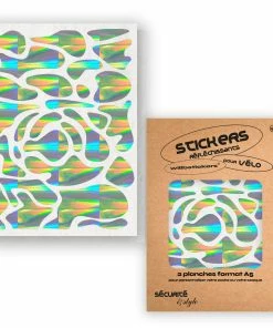 Stickers Réfléchissants Pour Cadre De Vélo Motif Camo Will B