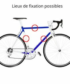 Support D'antivol Vélo U Abus USH Pour 460/470/32 -VTT Boutique support d antivol velo u abus ush pour 460 470 32 full 4