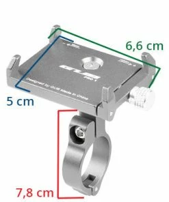 Support Smartphone Réglable Et Stable En Alu Pro 1 Gub Gris 8 Support Smartphone Réglable Et Stable En Alu Pro 1 Gub Gris -VTT Boutique support smartphone reglable et stable en alu pro 1 gub gris full 3