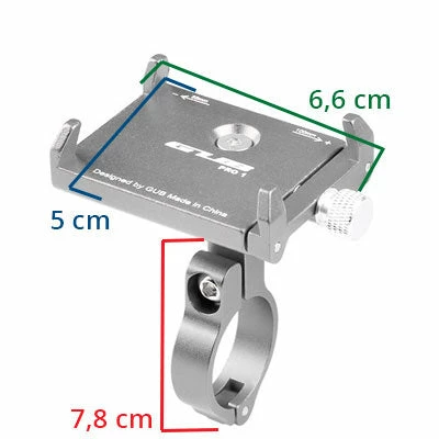 Support Smartphone Réglable Et Stable En Alu Pro 1 Gub Gris 3 Support Smartphone Réglable Et Stable En Alu Pro 1 Gub Gris – Image 3