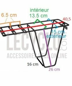 Support Supplémentaire Sur Porte-bagage Vélo - Steco -VTT Boutique support supplementaire sur porte bagage velo steco full 4