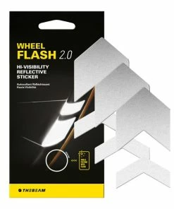 IMPORT THEBEAM Pack 12 Réflecteurs De Roue Frame Flash 2.0