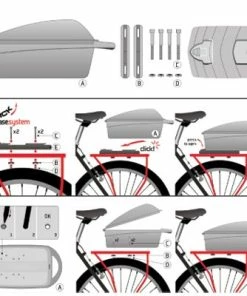 Top Case Amovible Pour Vélo - Polisport -VTT Boutique top case amovible pour velo polisport full 4
