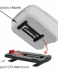 Top Case Citybox Pour Fixation GTA Klickfix Sur Porte Bagage -VTT Boutique top case citybox pour fixation gta klickfix sur porte bagage full 4