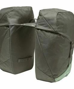 Sacoche Vélo Arrière Double TwinRoadster Vaude -VTT Boutique twinroadster vaude kaki