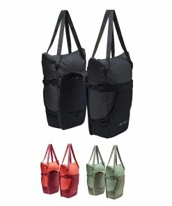 Double Sacoche De Vélo Avec Sacs Cabas TwinShopper Vaude