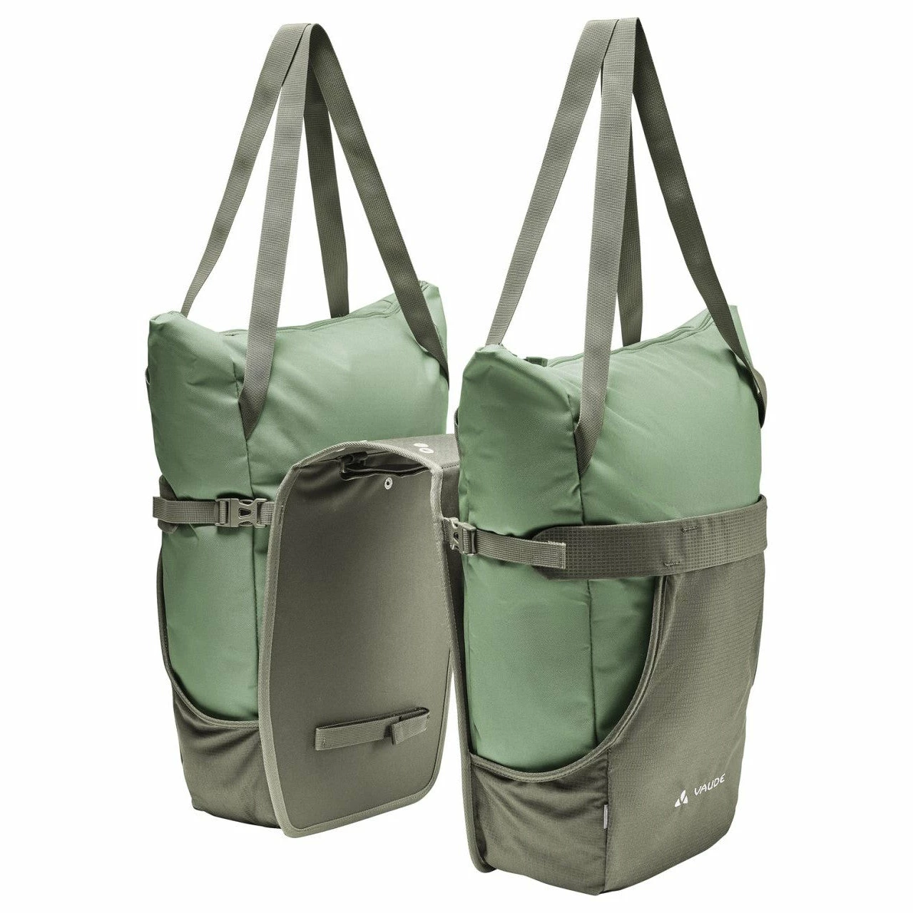 Double Sacoche De Vélo Avec Sacs Cabas TwinShopper Vaude 7 Double Sacoche De Vélo Avec Sacs Cabas TwinShopper Vaude – Image 7