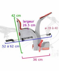 WeeRide DeLuxe Siège Enfant Avant Pour Vélo -VTT Boutique weeride deluxe siege enfant avant marron pour velo full 6
